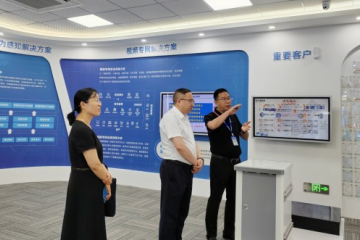 諸暨市副市長(zhǎng)王玉珠一行調(diào)研遠(yuǎn)望信息